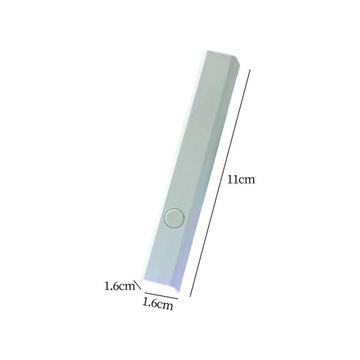 Ручная лампа для ногтей, портативная профессиональная сушилка для ногтей для мини-зеленых гелевых ногтей