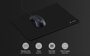 Коврик для мыши AUKEY XXL с клавиатурой 800x300x3