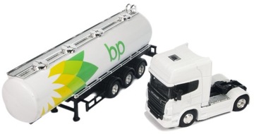 METALOWY MODEL TIR SCANIA CYSTERNA CIĘŻARÓWKA BP