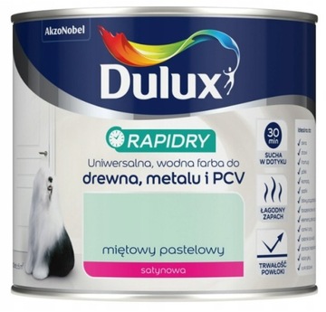 DULUx RAPIDRY FARBA MIĘTOWY PASTELOWY 0,4L