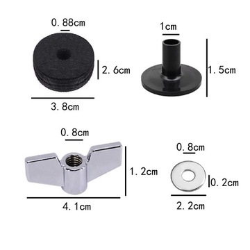 12 шт. аксессуары для замены пластин, быстросъемные гайки для пластин, черные