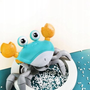 ОБРАЗОВАТЕЛЬНАЯ ИГРУШКА КРАБ С МУЗЫКОЙ ПООЩРЯЕТ КРУИНГОВУЮ ИГРУШКУ