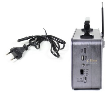 РЕТРО РАДИО АККУМУЛЯТОРНЫЙ СТИЛЬНЫЙ USB BT ДИНАМИК
