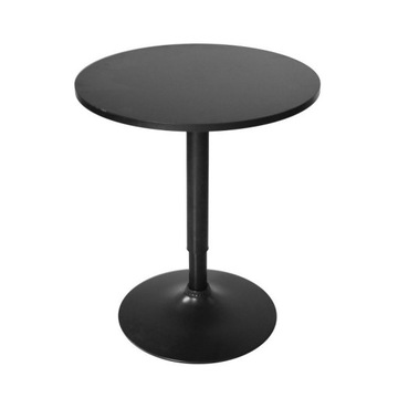 Stolik Salonowy ROUND Czarny Lakierowany MDF
