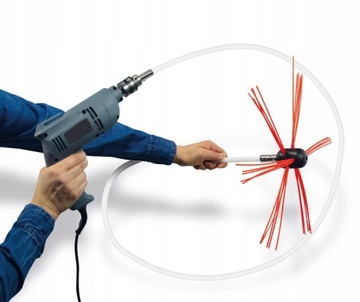 Набор щеток для чистки дымохода для чистки дрели Tajfun 9 м