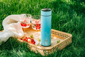 ТЕРМОКРУЖКА ТЕРМОС 473мл LED С ТЕМПЕРАТУРОЙ ДЛЯ КОФЕ И ЧАЯ ДЛЯ АВТОМОБИЛЯ