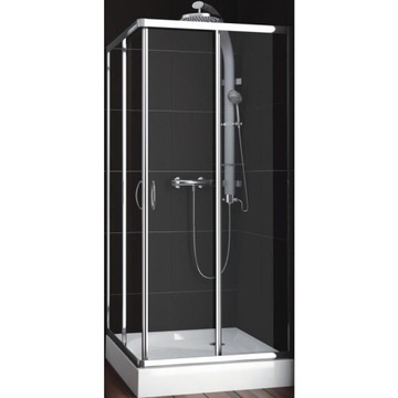 KABINA PRYSZNICOWA KWADRATOWA 90X90 SANTO AQUAFORM