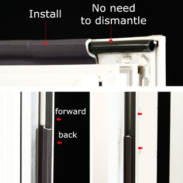 Лента уплотнительная для окон 4м Коричневая