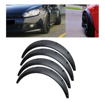 Универсальные расширители колесных арок ABS +4 см.