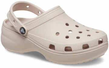 Damskie Buty Chodaki Klapki Crocs Platforma 206750 Clog 38-39