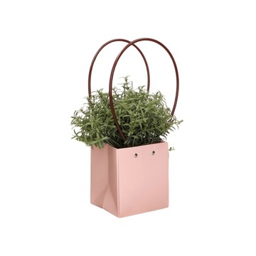 Torebka flowerbox różowy