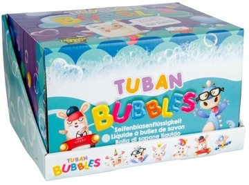 TUBAN Жидкость для мыльных пузырей с кружком 3 х 60мл | 180 мл