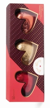 ZESTAW KULE DO KĄPIELI LOVE STORY SERCA 3x80g RED