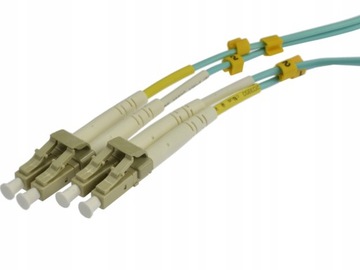 NEKU Patchcord światłowód LC-LC OM3 50/125 3m