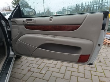 CHRYSLER SEBRING 2 II CABRIO - ČALOUNĚNÍ KOMPLETNÍ SEDAČKY SEDADLA KŮŽE