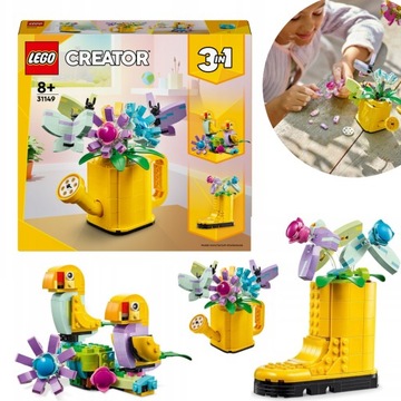 LEGO CREATOR ЦВЕТЫ В ЛЕЙКЕ WALLSHOP BIRDS 3в1 31149