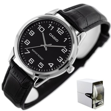 Casio ZEGAREK MĘSKI CASIO MTP-V001L-1BUDF (zd080d) + BOX