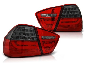 LAMPY DIODOWE BMW E90 SEDAN 05-08R LED BAR SMOKE