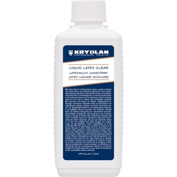 Liquid Latex Płynny lateks transparentny do charakteryzacji 250ml Kryolan