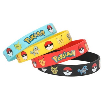 Силиконовый браслет Pokemon GO с Пикачу в подарок ребенку