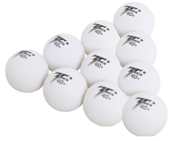 Piłeczki tenis stołowy PingPong Tesla 10szt białe