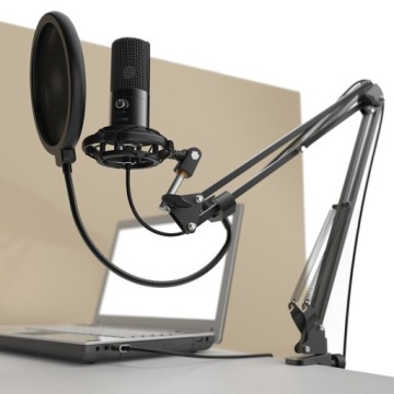МИКРОФОН ДЛЯ КОМПЬЮТЕРА FIFINE T669 USB НАБОР СТУДИЯ ПОДСТАВКА ПОПФИЛЬТР