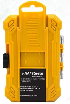 Zestaw bitów 15 el. do wkrętarki zakrętarki KD10473