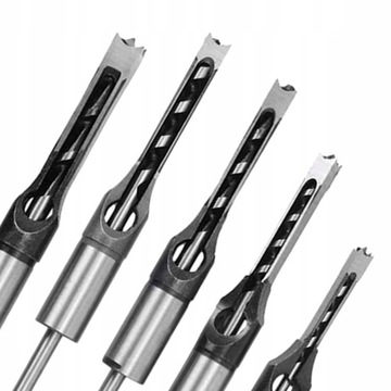 Квадратные насадки Стамески для долбления дерева 5 шт.