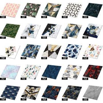 Samoprzylepne panele PCV 30x30 cm Azulejos łódka