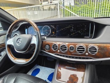 Mercedes Klasa S W222 Limuzyna 350 Blue TEC 258KM 2015 MERCEDES LONG S 350d 4MATIC, V6 3.0l diesel 258KM 1 właściciel od nowości, zdjęcie 8