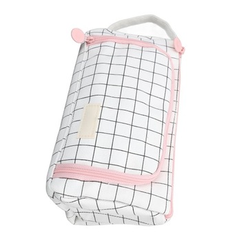 Холщовый пенал Двухслойный пенал большой вместимости Beautiful HR