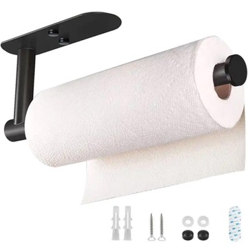 UCHWYT WIESZAK NA RĘCZNIK PAPIEROWY KUCHENNY LOFT TAŚMA DWUSTRONNA WKRĘTY