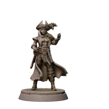 Female Captain Pirate - Kapitan Piratów RPG DND