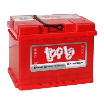 Akumulator Topla Energy 12V60 AH 600 A P+