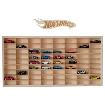 półka z tabliczką HOT WHEELS 80x40 na resoraki