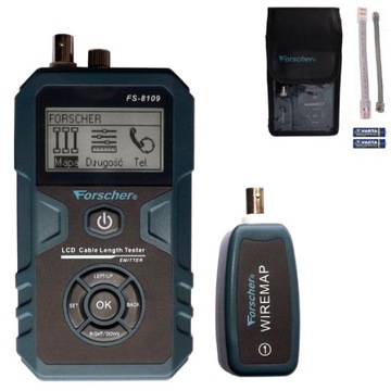 Zaawansowany tester sieci LAN RJ FORSCHER FS8109