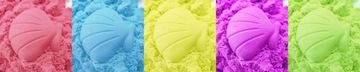 Piasek kinetyczny PIASKOWNICA kinetic sand zestaw XL FOREMKI dla dzieci 3kg