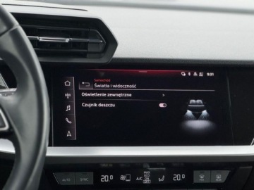Audi A3 8Y Sportback 1.5 35 TFSI 150KM 2023 Audi A3 Sportback Kamera cofania ,Tempomat , Kluczyk komfortowy , Smartpho, zdjęcie 18