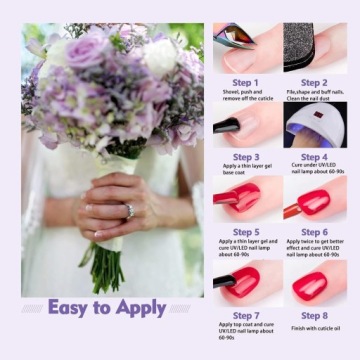 GZMAYUEN Набор гель-лаков для ногтей 6 шт. 10мл Christmas Colors