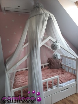 Тюлевая палатка BEDACHINE TIPI POMPONS PL