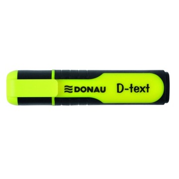 ZAKREŚLACZ DONAU D-Text, końcówka ścięta, źółty
