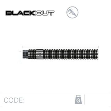 Winmau Blackout 90% 21г Стальные дротики