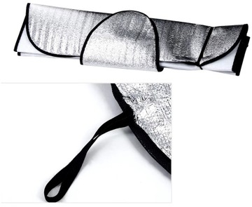 OSŁONA ANTYSZRONOWA MATA NA SZYBĘ SAMOCHODU PRZECIWSZRONOWA MRÓZ ŚNIEG XL