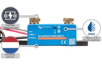 Интеллектуальный аккумуляторный шунт SmartShunt 500A