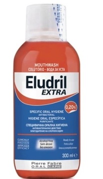 Eludril Extra 0,20% Płyn do płukania jamy ustnej, 300 ml
