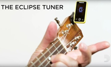 PW-CT-17YL Eclipse Tuner chromatyczny wyświetlacz cyfrowy ŻÓŁTY D'Addario