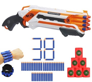WYRZUTNIA NERF ELITE SHOTGUN ROUGH CUT + DODATKI