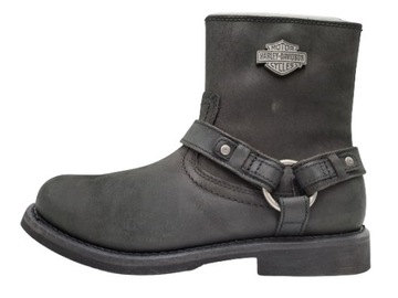 Черные кожаные ботинки HARLEY-DAVIDSON | Размер 42