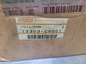 KOLO ŘEMENICE HŘÍDEL OJNICE NISSAN PATROL ORIGINÁLNÍ 12303-C8601