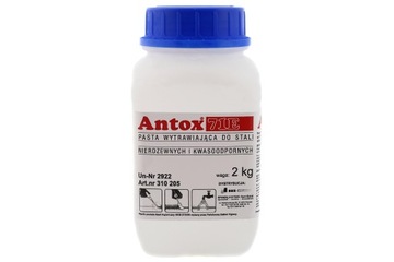 Antox 71E 2kg ŻEL pasta trawiąca nierdzewka inox